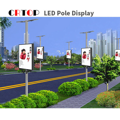 Farbenreiche Pole LED-Anzeige der Straßenlaterne-1R1G1B im Freienimprägniern