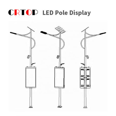 Kleine Platte der hohen Auflösung LED für Lichtmast-Werbung