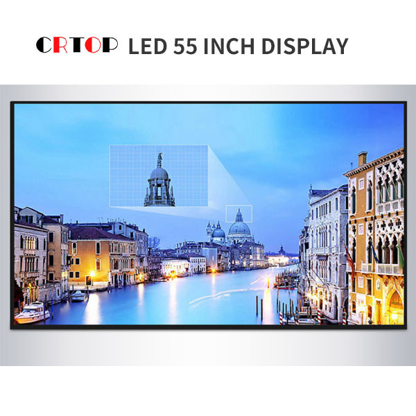 Bunter Innen-LED Bildschirm P1.25mm 55 Zoll-großer Kasten